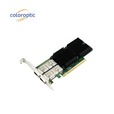 PCIe X16 Çift Portlu QSFP28 Ethernet Ağ Adaptörü 100G Intel E810