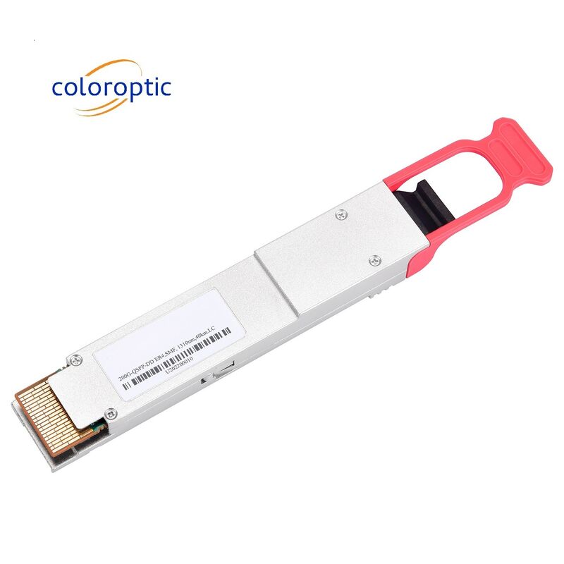 200G QSFP-DD LR4 Optik Alıcı Modülü Tam Gerçek Zamanlı DDM ile 10km