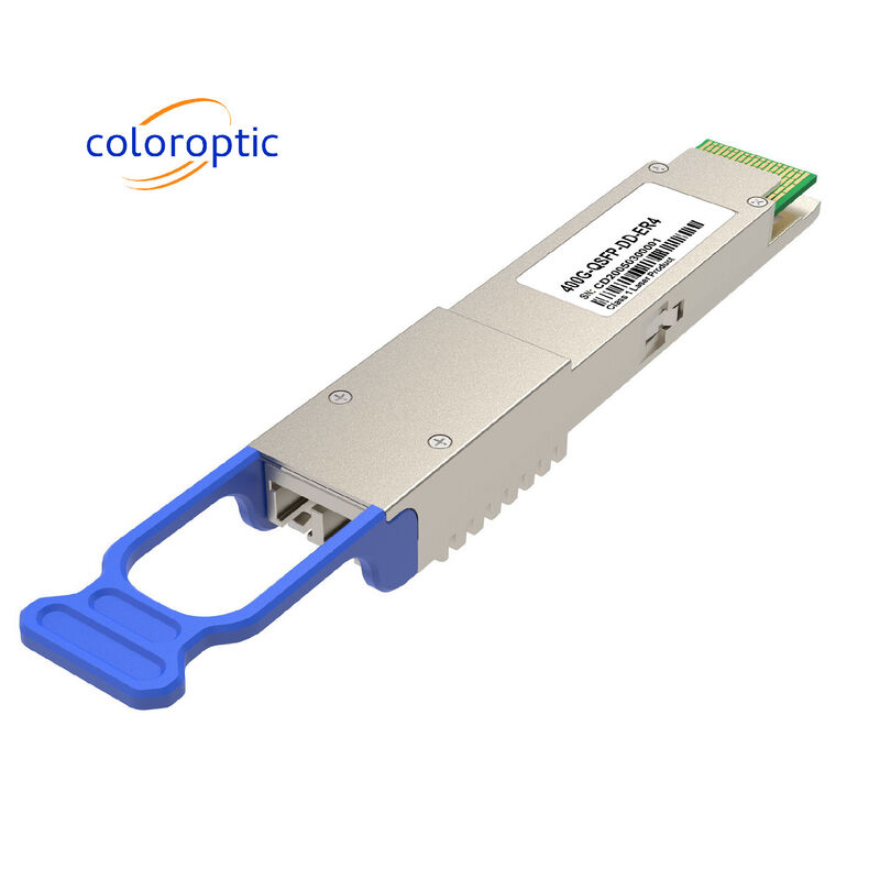 200G Ethernet Transceiver QSFP DD Modülü ER4 için 40km SMF 12W Güç tüketimi