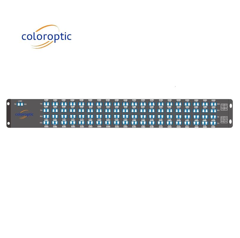 AAWG 96 Kanal WDM Mode Çift Tek Mod Fiber 50GHz DWDM WDM Sistemi