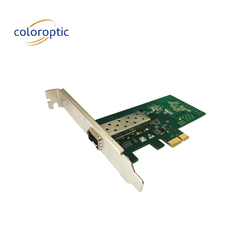 Gigabit Infiniband Pcie Kartı Tek Portlu Optik NIC Pcie Kartı